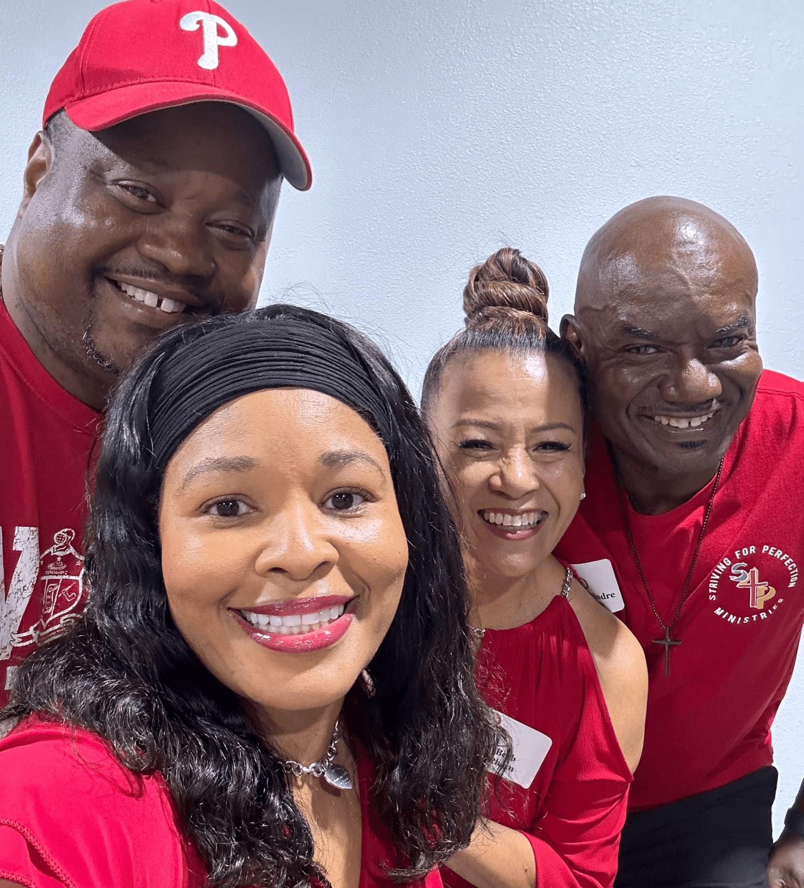 CIC members smiling together at a marriage ministry gathering.