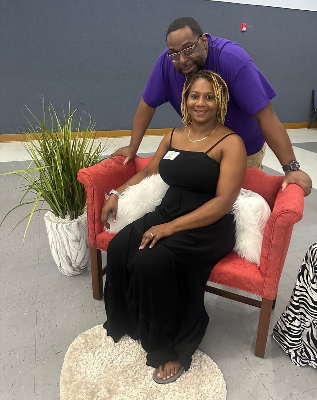 CIC couple posing together at a ministry photo moment.