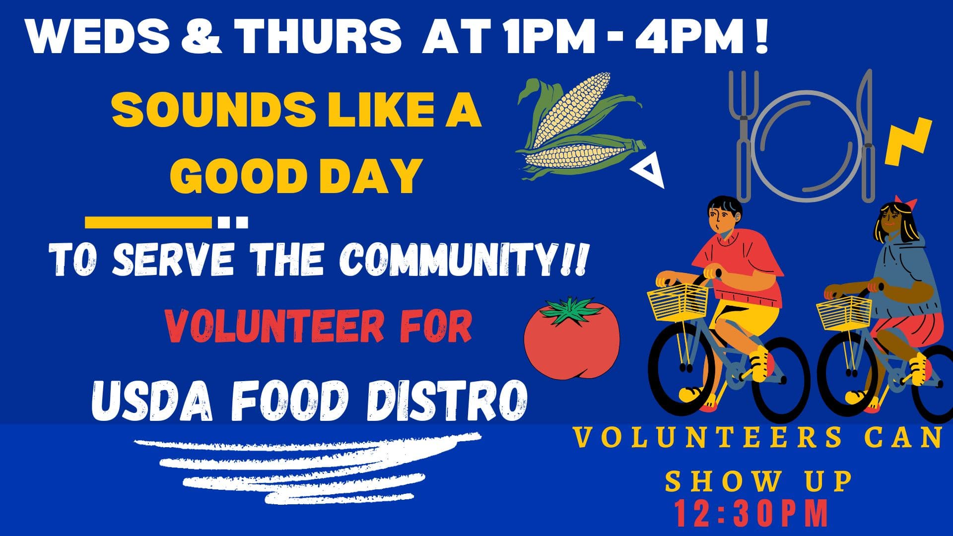 Volunteer for USDA Food Distro